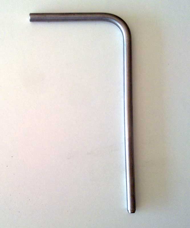 Spilla inox per blocco palo